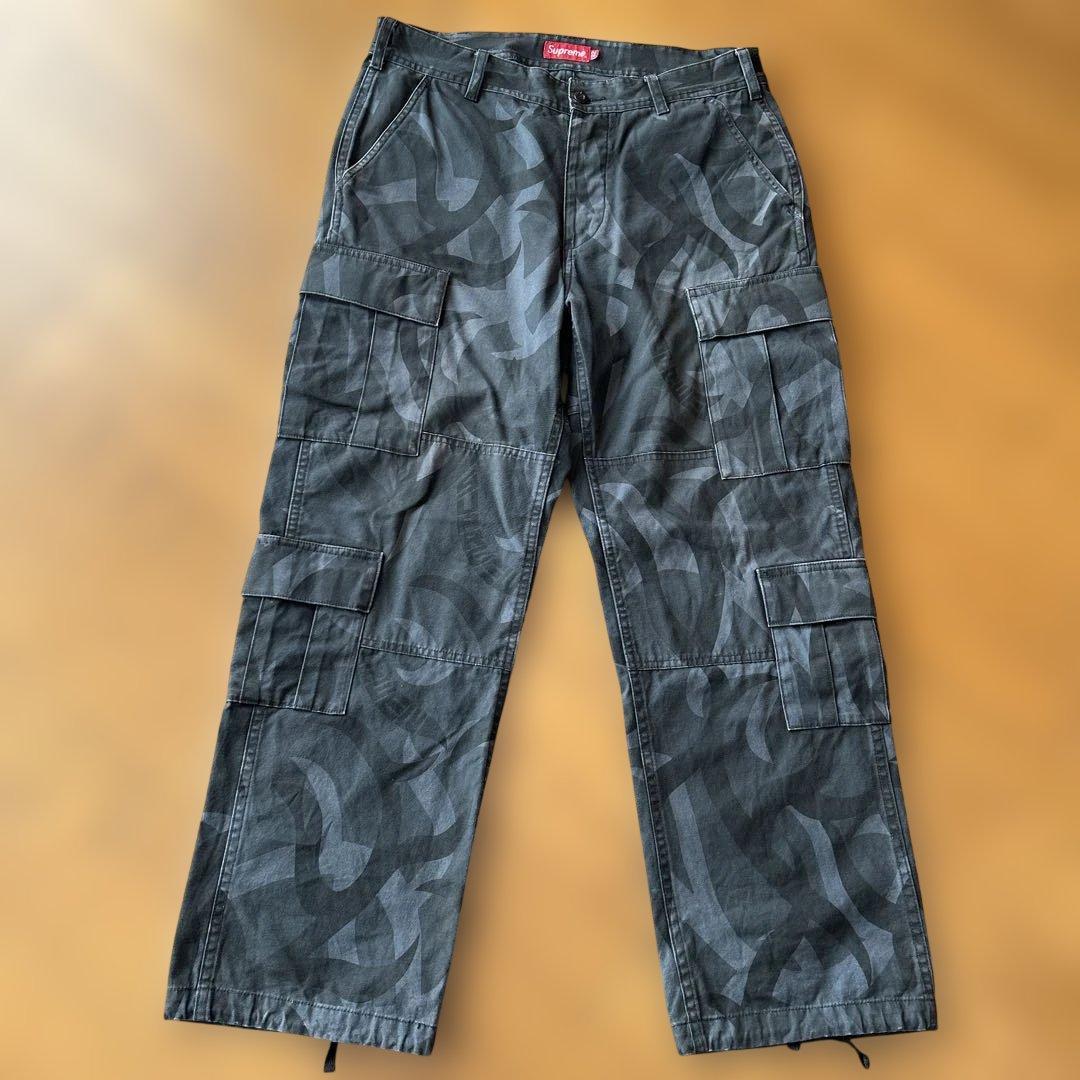 SUPREME ✴︎ トライバイカモCARGO PANTS 32