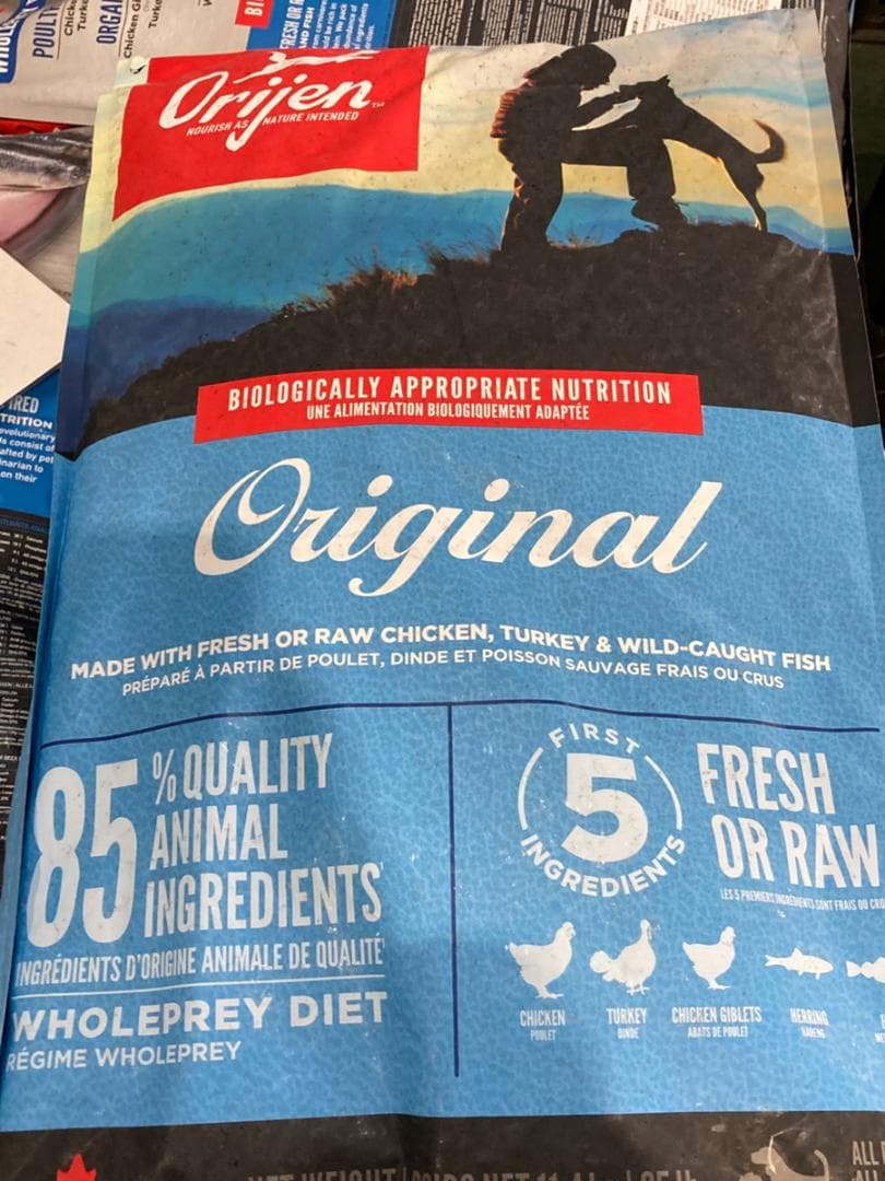 正規品 カナダ産 オリジン オリジナル ドッグフード 11.4kg x2個