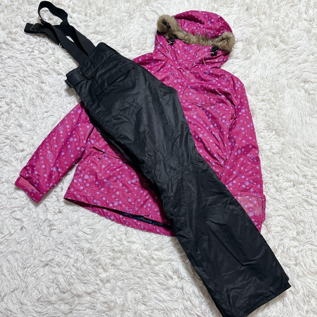 【7067】MANDARINA DUCK スキーウェア ピンク　黒