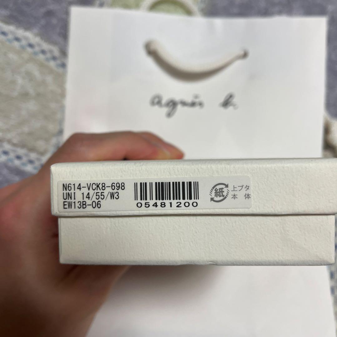 アニエスベー キーケース ネイビー EW13B-06 agnesb