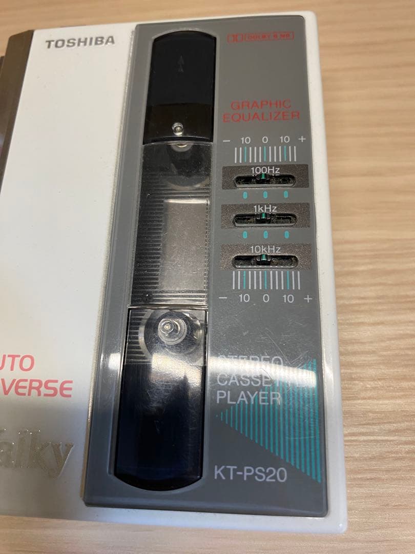 TOSHIBA カセットプレーヤー Walyk KY-PS20 専用付属品付