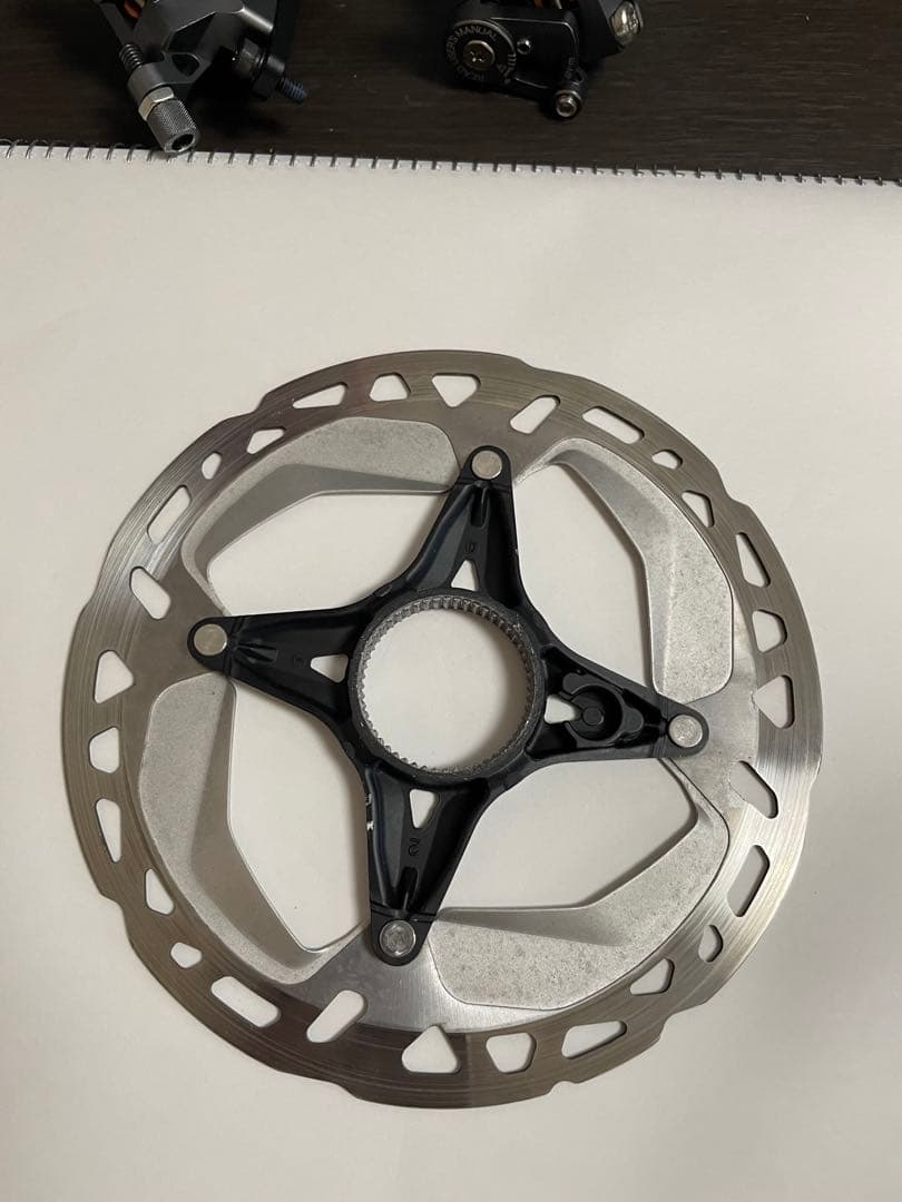 グロータック EQUAL 機械式 ディスクブレーキキャリパーとディスクロータ3枚