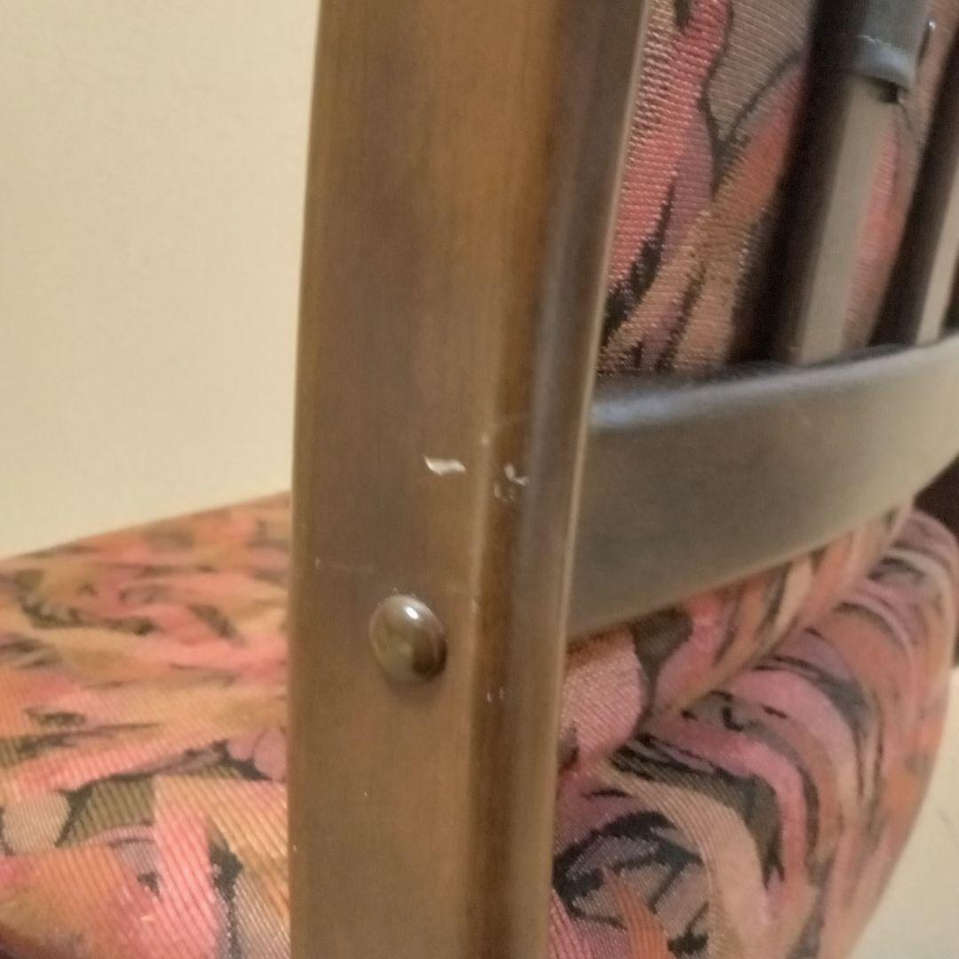 【カリモク家具】レトロ デスクチェア 回転 昇降式 オフィスチェア 学習椅子