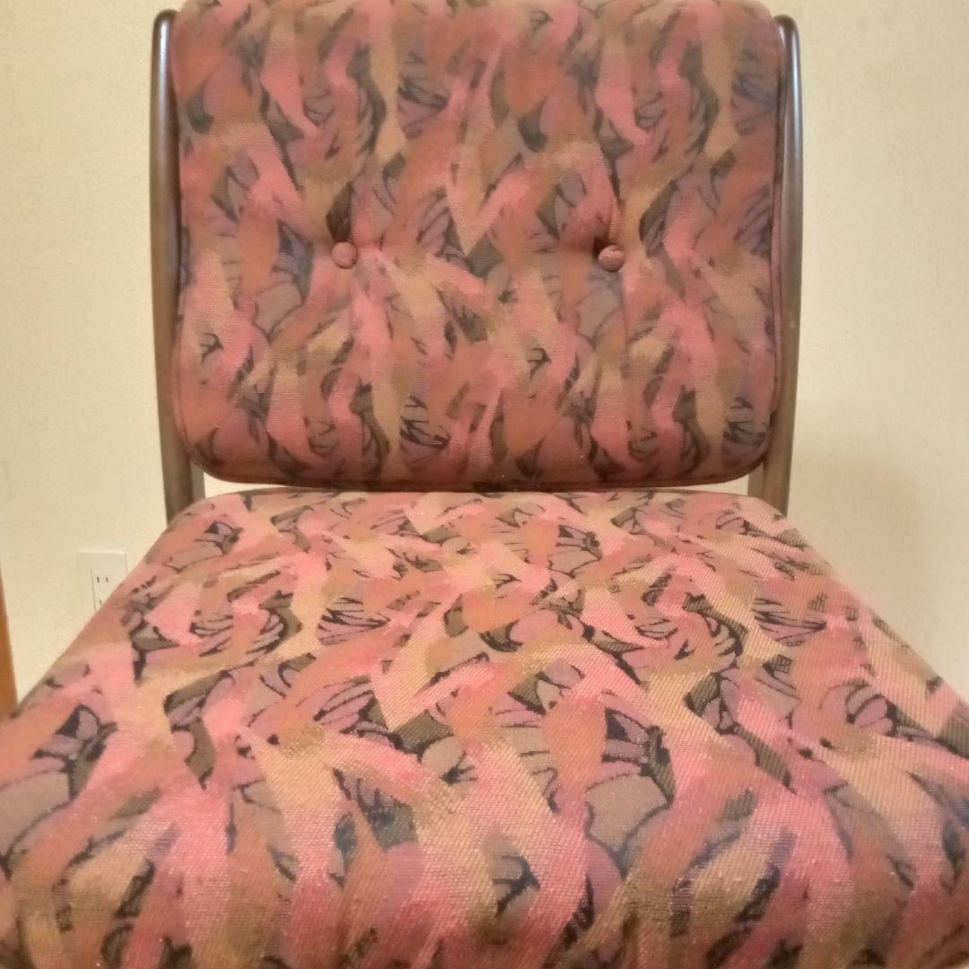 【カリモク家具】レトロ デスクチェア 回転 昇降式 オフィスチェア 学習椅子