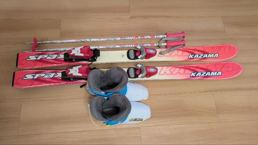 KAZAMA SPAX スキーセット　身長110〜120cm前後のお子様向け