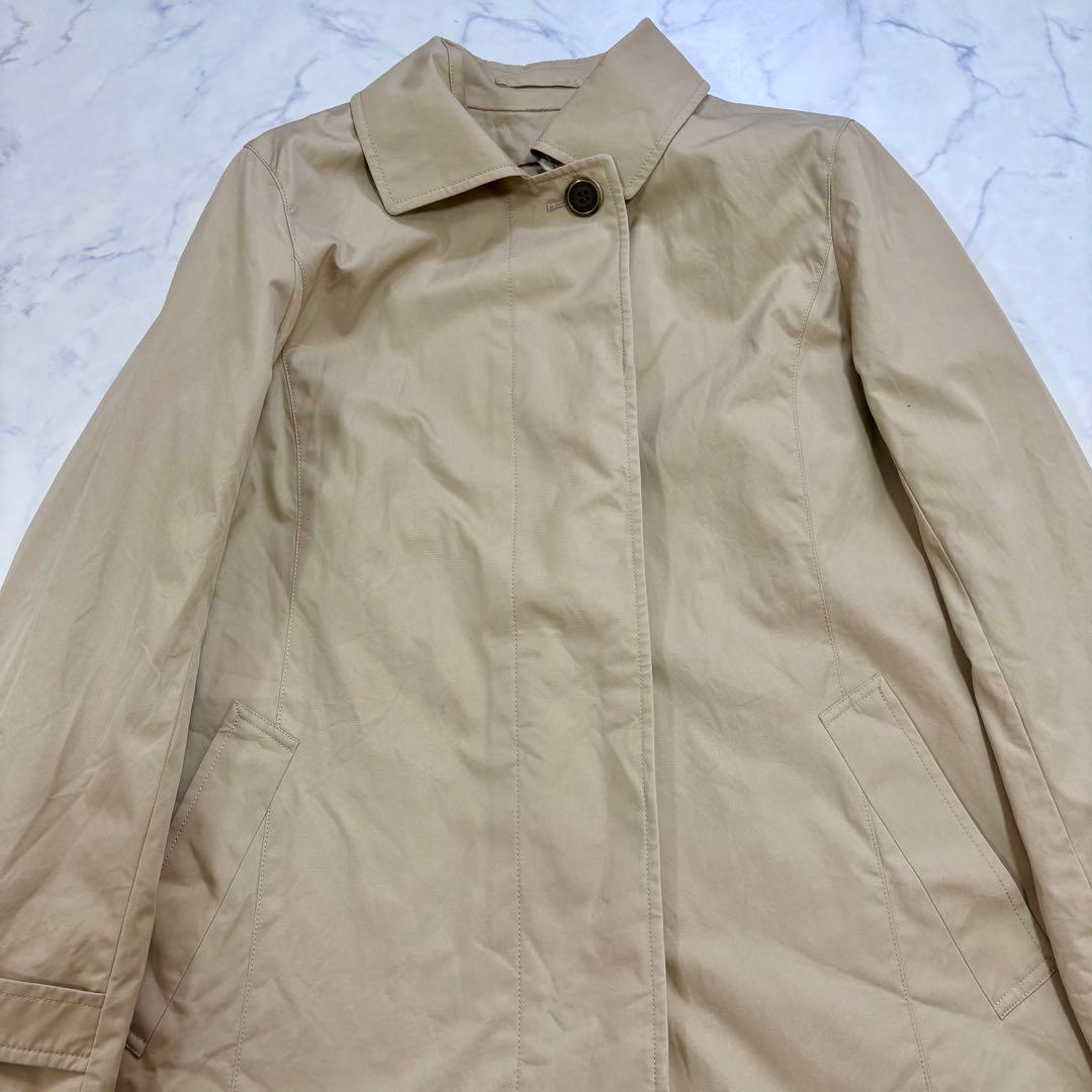 美品 バーバリー ロンドン ステンカラーコート ノバチェックライナー付 L相当