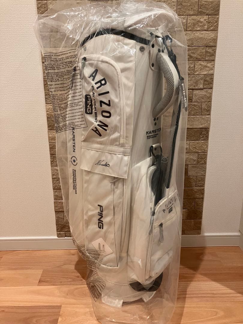 【新品 未使用】PING ARIZONA キャディバッグ ホワイト