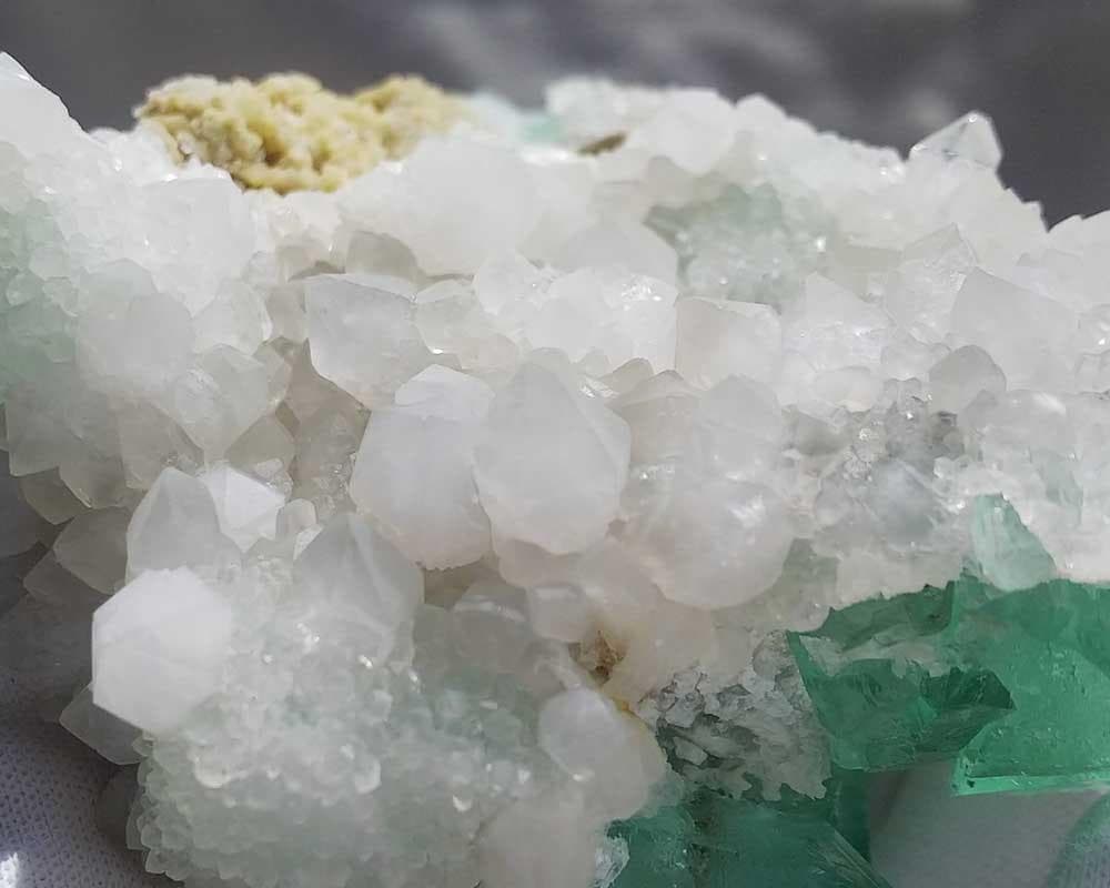 453 フローライト ＆ クォーツ パイライト 蛍石