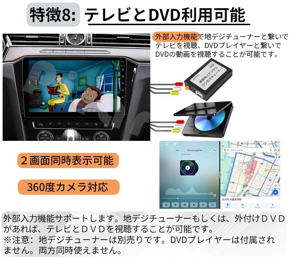 AT107 20系ヴェルファイア アンドロイドカーナビ 9インチ8コア4+64G