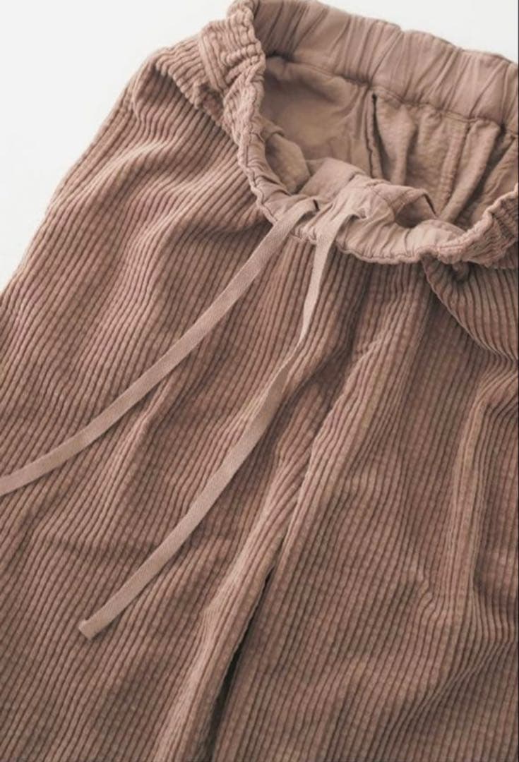 ネストローブ It's ME カラーコーデュロイパンツ ティー nestRobe