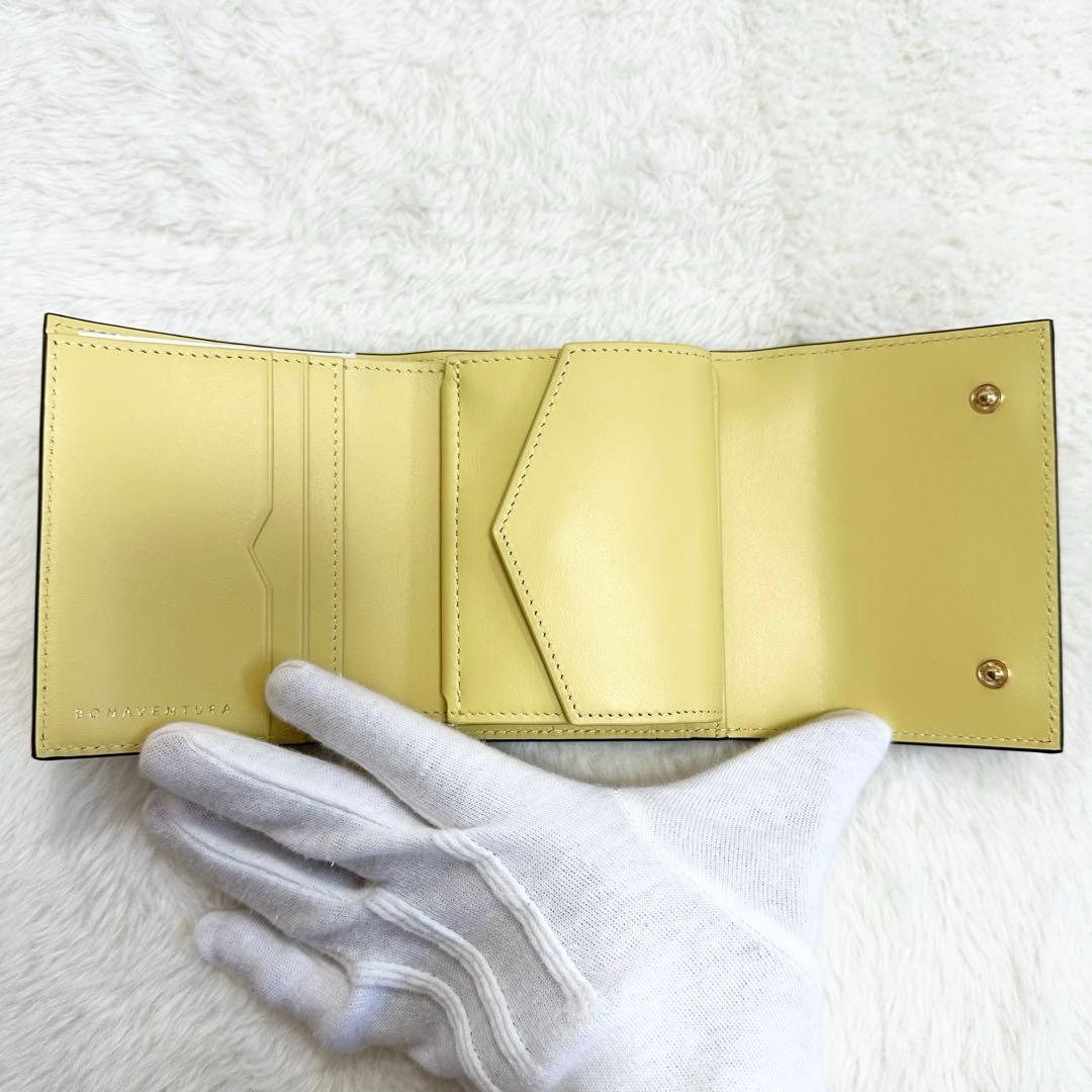 未使用級✨現行 BONAVENTURA フラップ スモールウォレット グレージュ