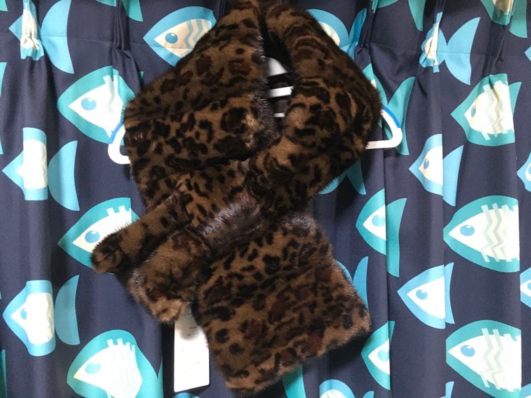 ももちゃん専用❗️ミンク❗️レオパード柄❗️マフラー❗️新品未使用更に値下実行‼️