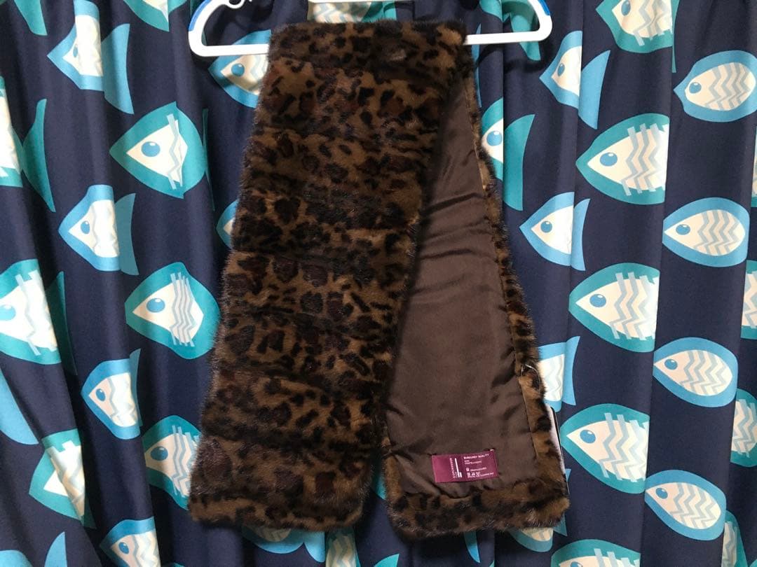 ももちゃん専用❗️ミンク❗️レオパード柄❗️マフラー❗️新品未使用更に値下実行‼️