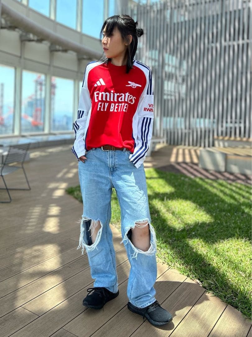 U172 2XLサイズ　アーセナル 24/25 長袖ホームユニフォーム