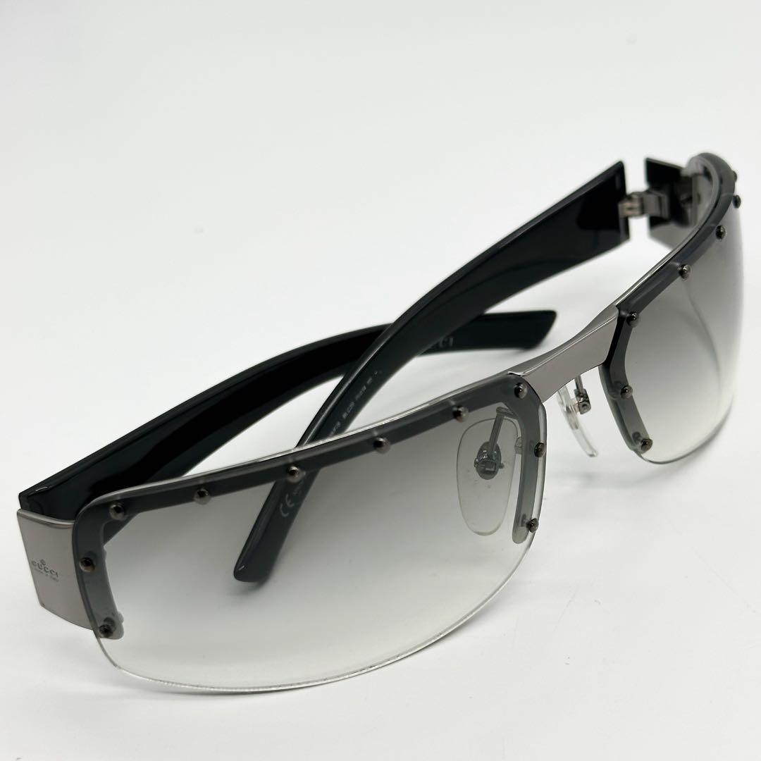 グッチ グラデーション スタッズ サングラス GG スプリーム ロゴ シマ