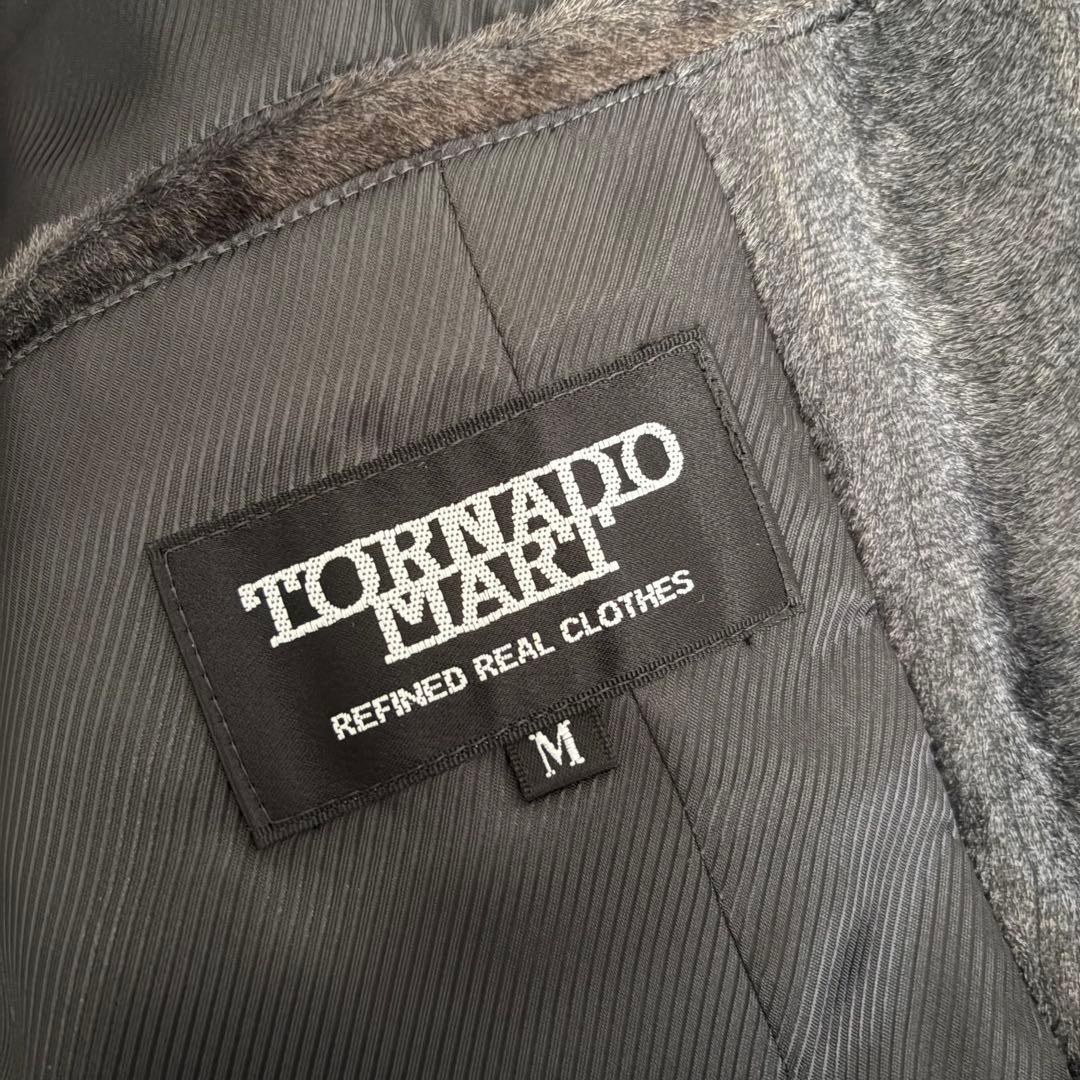 TORNADO MART/パイル素材/チェスターコート