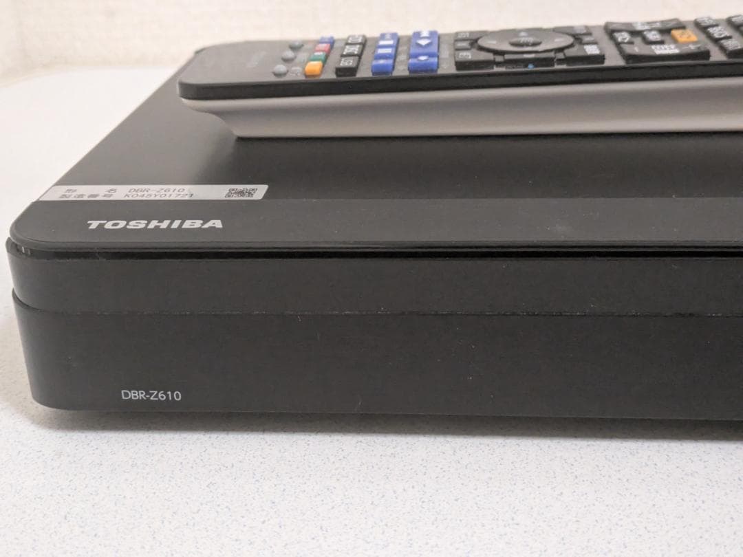 TOSHIBA REGZA ブルーレイレコーダー DBR-Z610