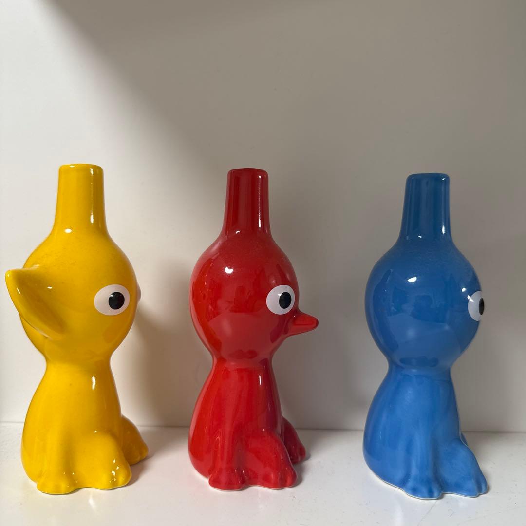 ピクミン花瓶 3色セット