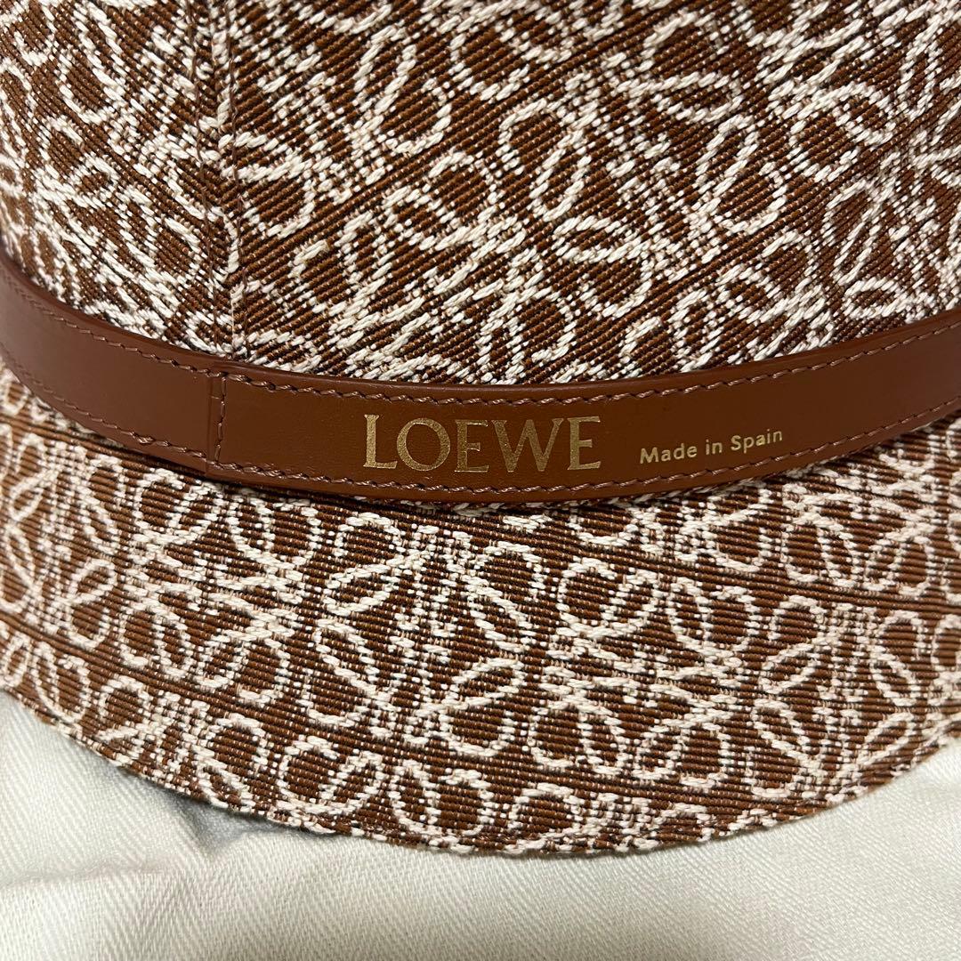 【美品】LOEWE アナグラムバケットハット