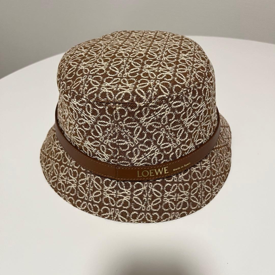 【美品】LOEWE アナグラムバケットハット