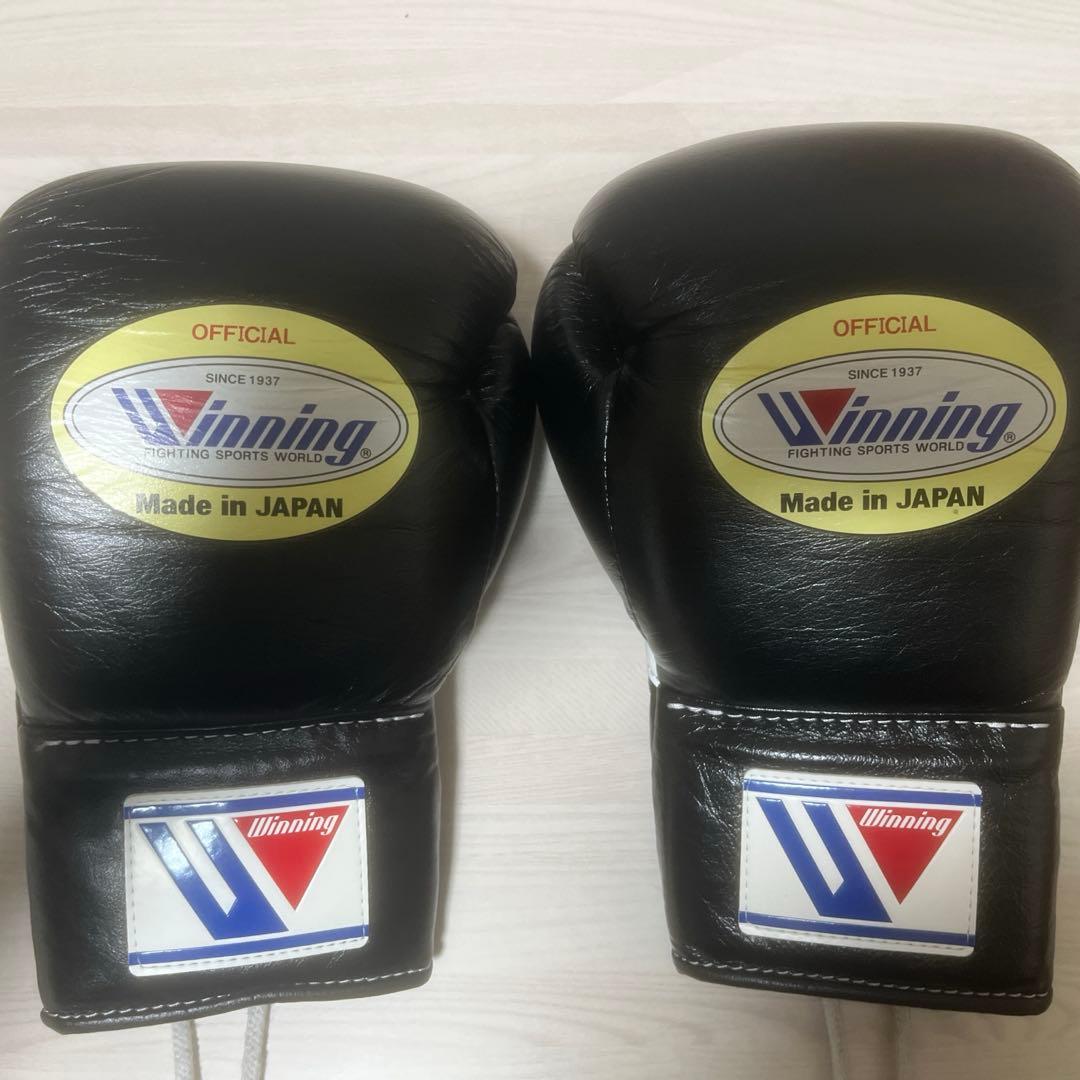Winning ボクシンググローブ 8oz 紐タイプ