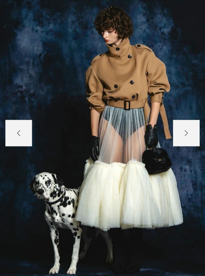 新品未使用sheller シェリエ 2way short trench coat