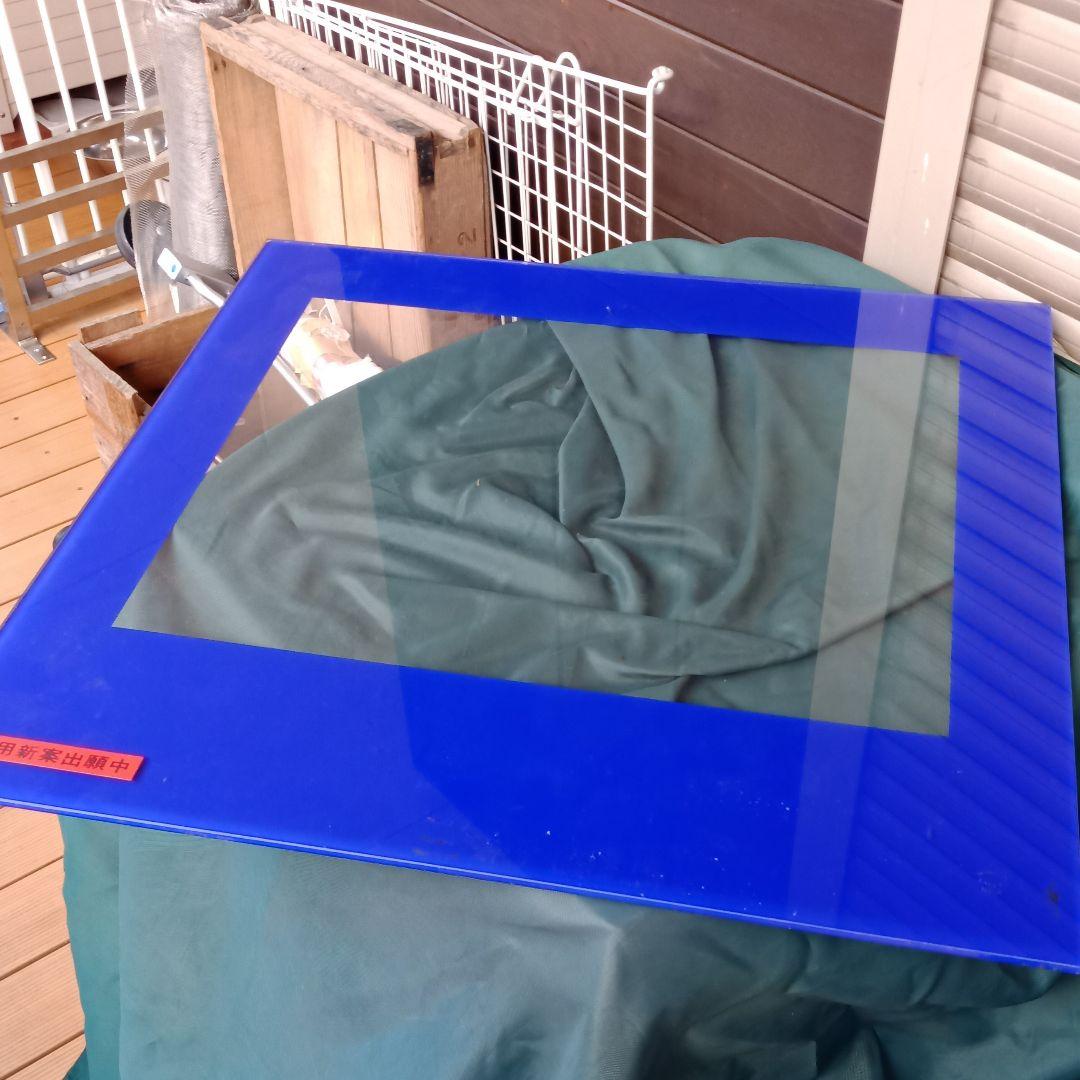 ゲーム筐体　ガラス