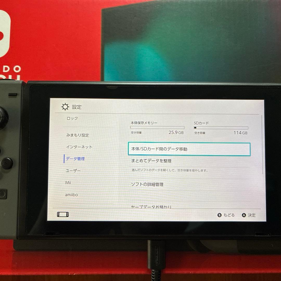 Nintendo Switch 現行モデル　128GB SDカード付き