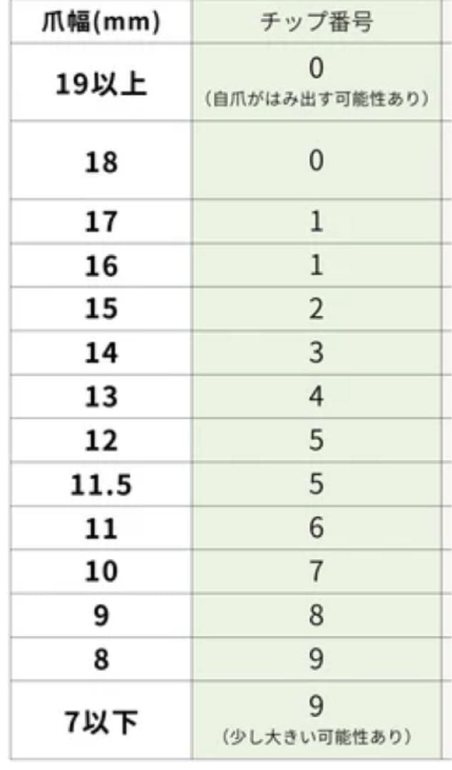 エバーネイルチップ
