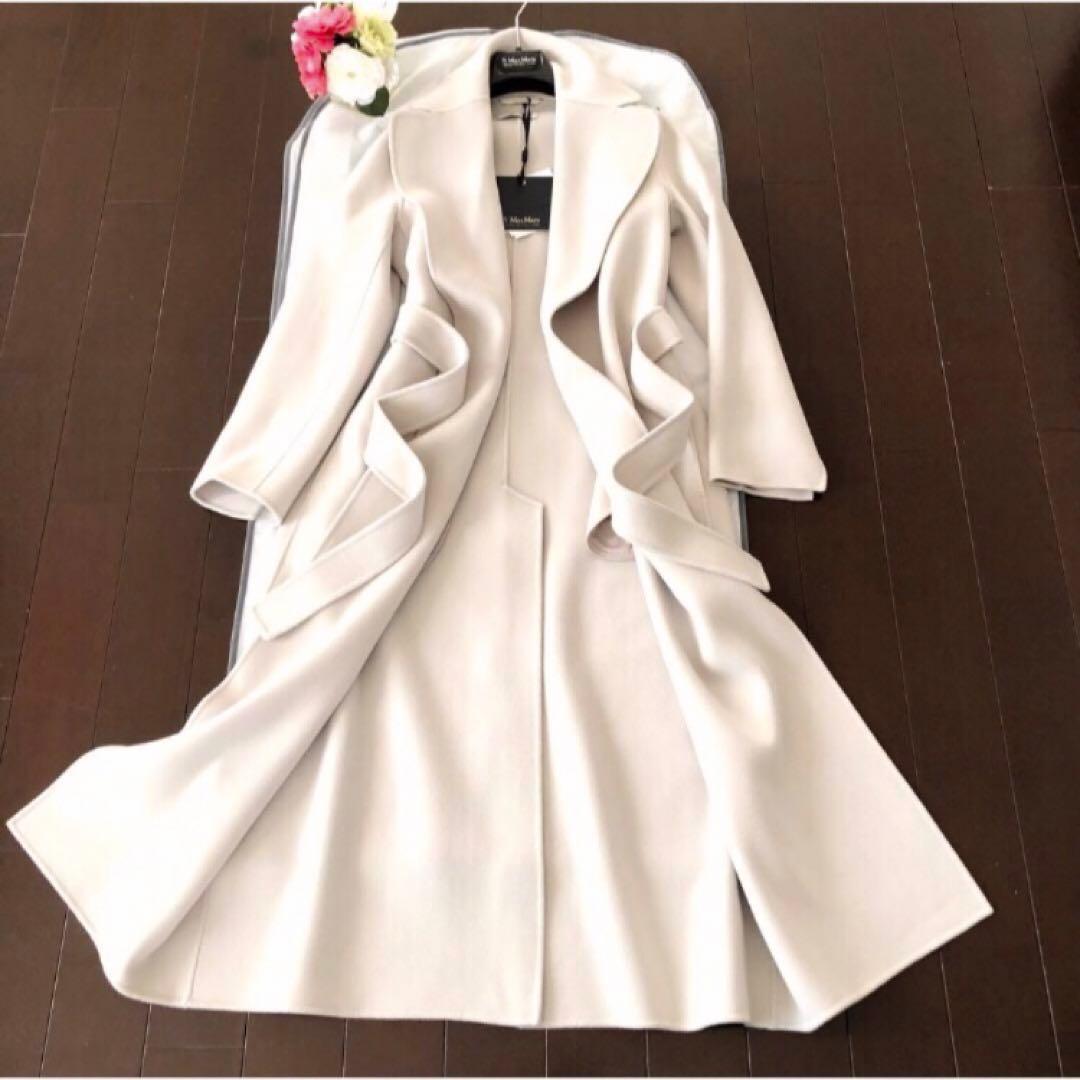 新品タグ付【'S MAX MARA】38PLODOクチートアマーノエクリュパール