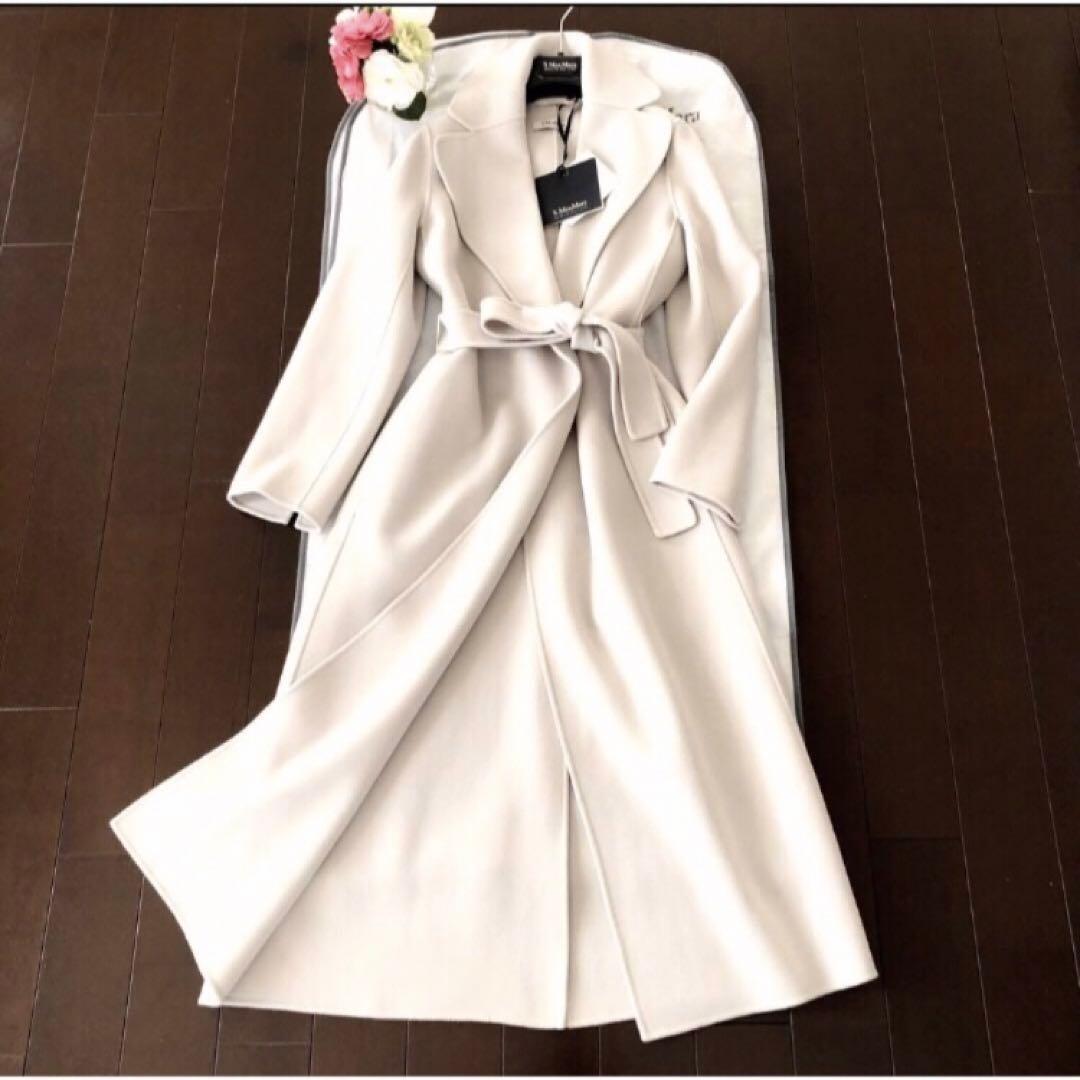 新品タグ付【'S MAX MARA】38PLODOクチートアマーノエクリュパール