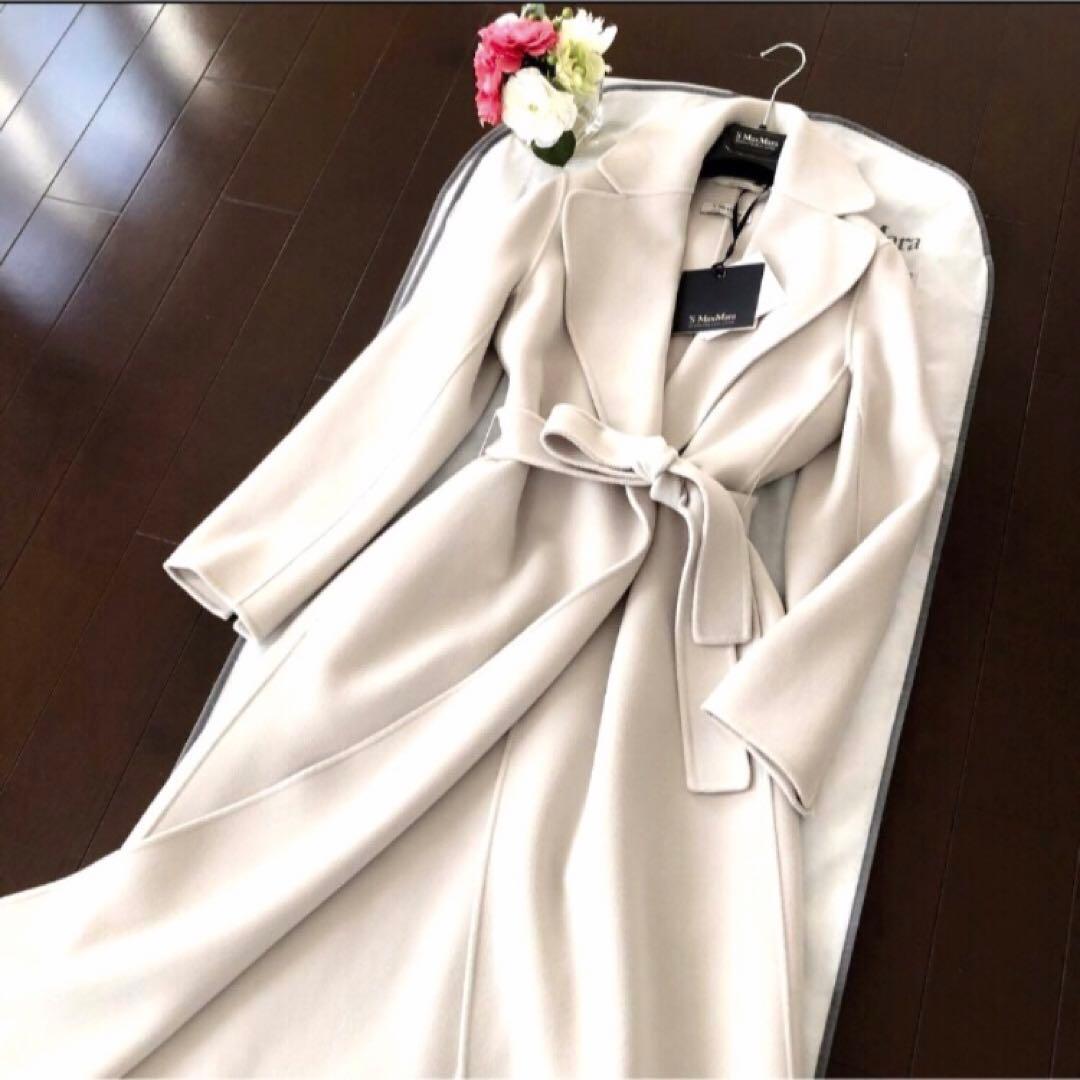 新品タグ付【'S MAX MARA】38PLODOクチートアマーノエクリュパール