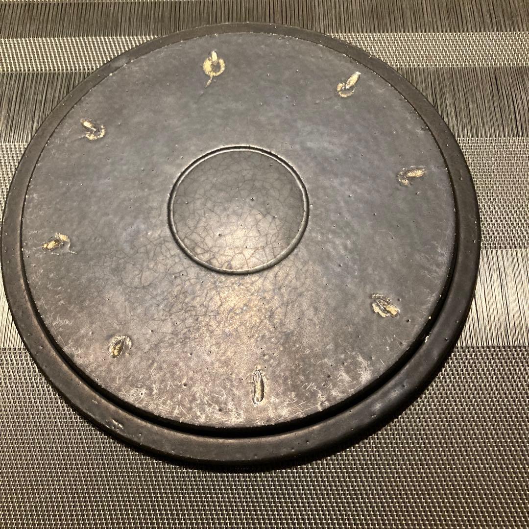 船串篤司　黒プレート　大皿