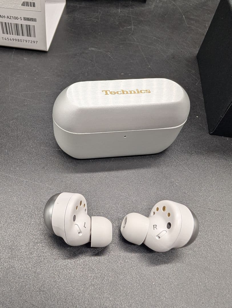 【美品・動作良好】 technics EAH-AZ100 シルバー　テクニクス