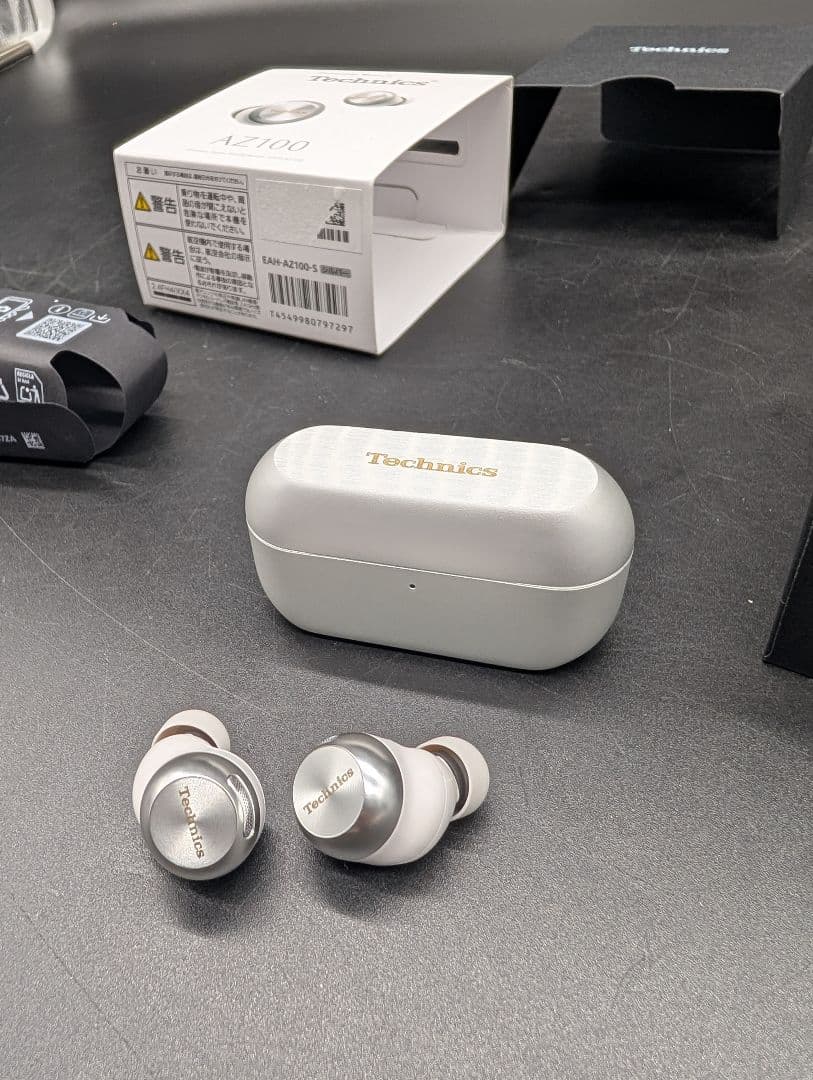 【美品・動作良好】 technics EAH-AZ100 シルバー　テクニクス
