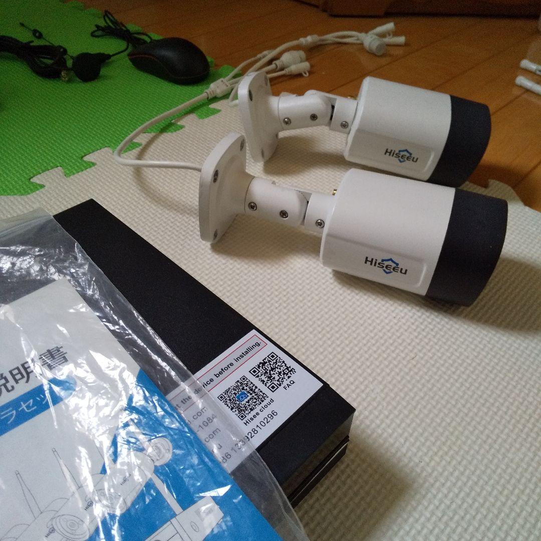 Hiseeu 防犯カメラセット 4台付