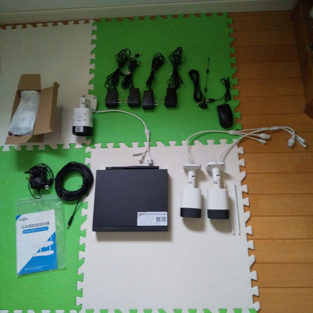 Hiseeu 防犯カメラセット 4台付