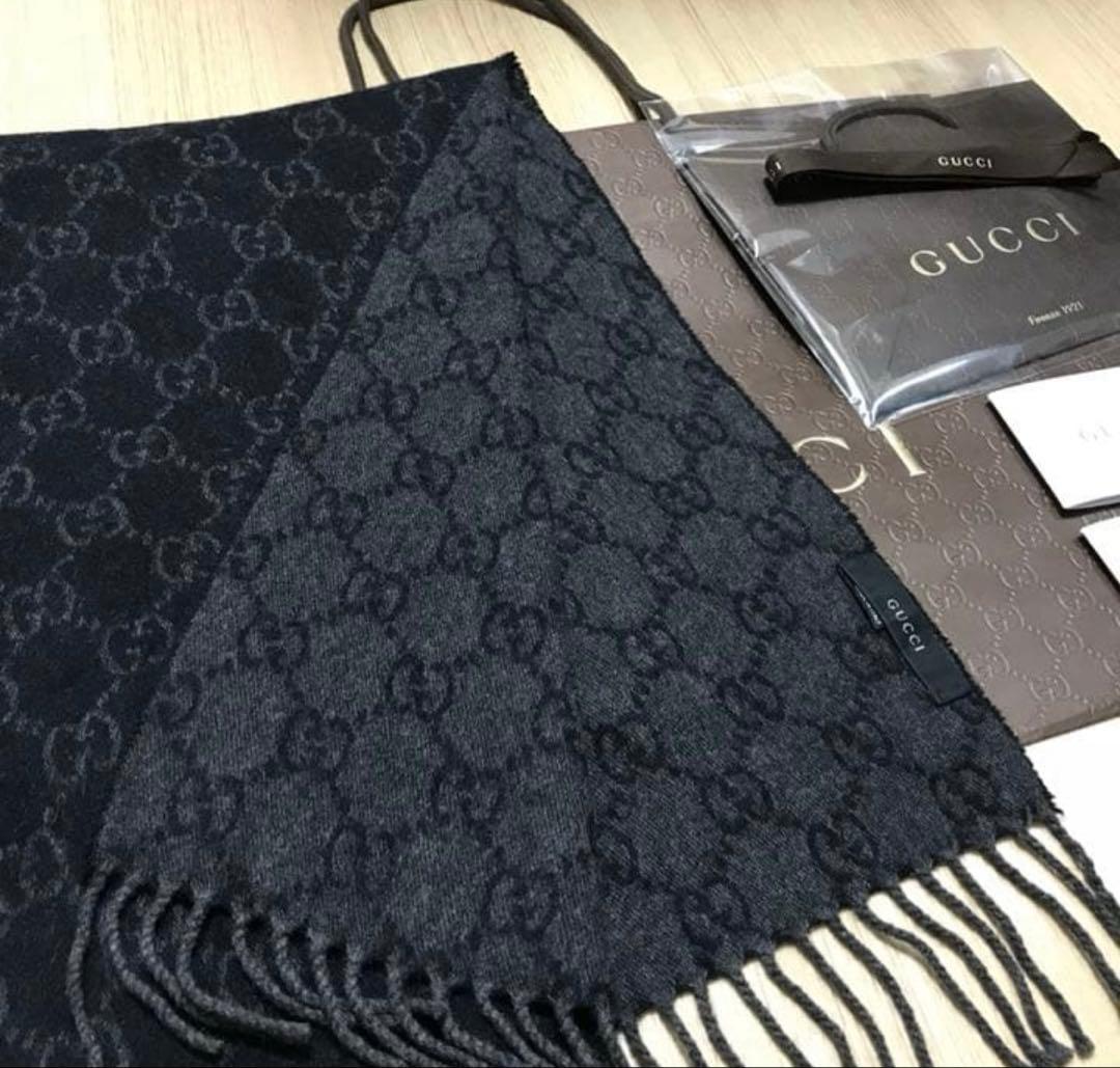 箱セット　GUCCIマフラー カシミヤ マフラー カシミヤ