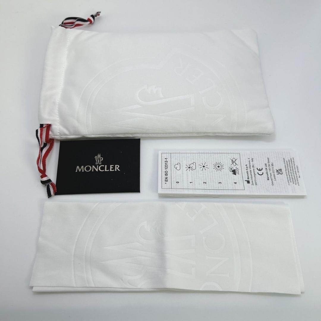 新品 Moncler モンクレール サングラス ラウンドメタルフレーム ブラック