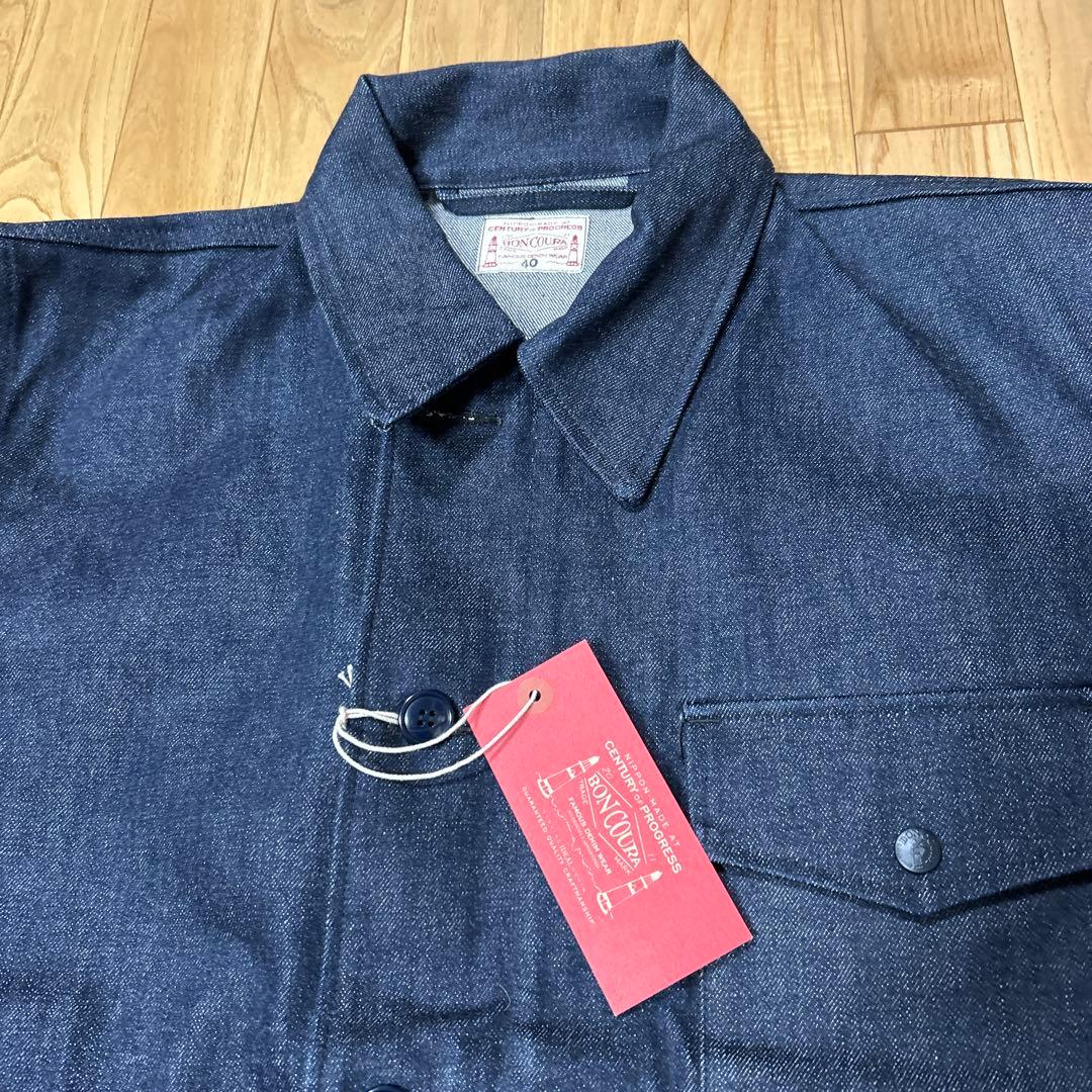 Boncoura A-2 Jacket ボンクラ デニムジャケット　新品 40