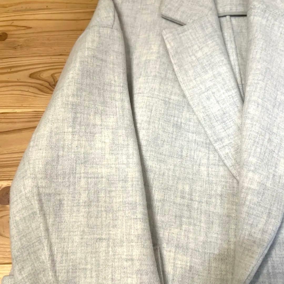 ENFOLD ロングコート 36 アイスグレー