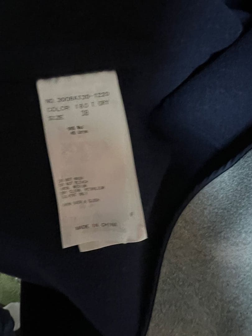 S*A様 ENFOLD グレー ノーカラーロングコート　38