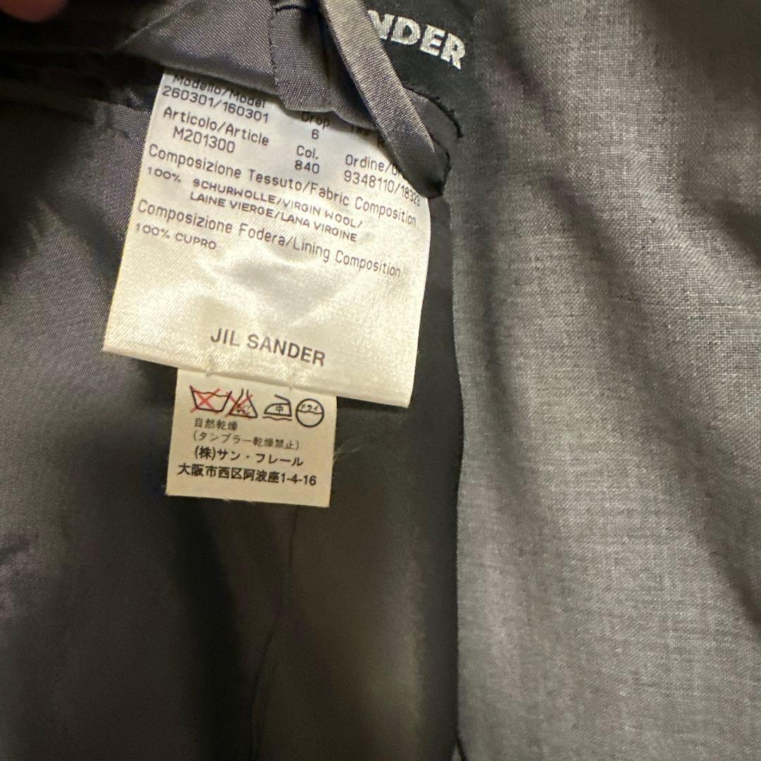 ジルサンダースーツグレー48サイズ