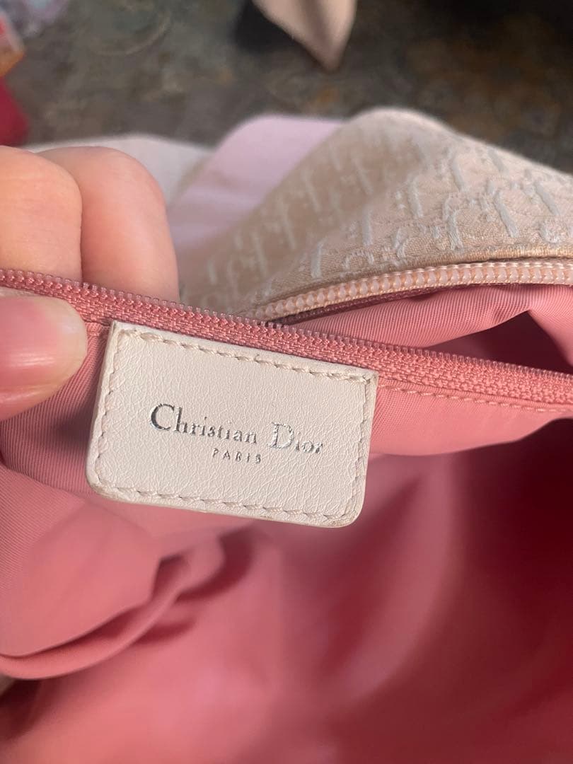 Dior ピンク トロッター　ショルダーバッグ　ディオール　メッセンジャーバッグ