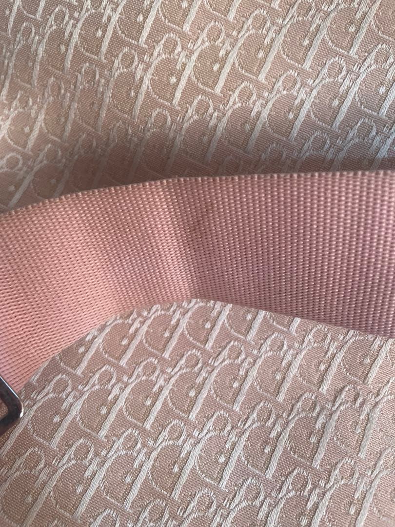 Dior ピンク トロッター　ショルダーバッグ　ディオール　メッセンジャーバッグ