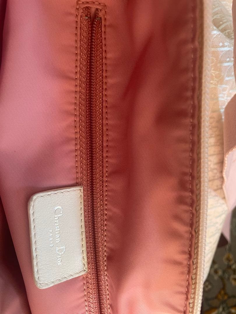 Dior ピンク トロッター　ショルダーバッグ　ディオール　メッセンジャーバッグ