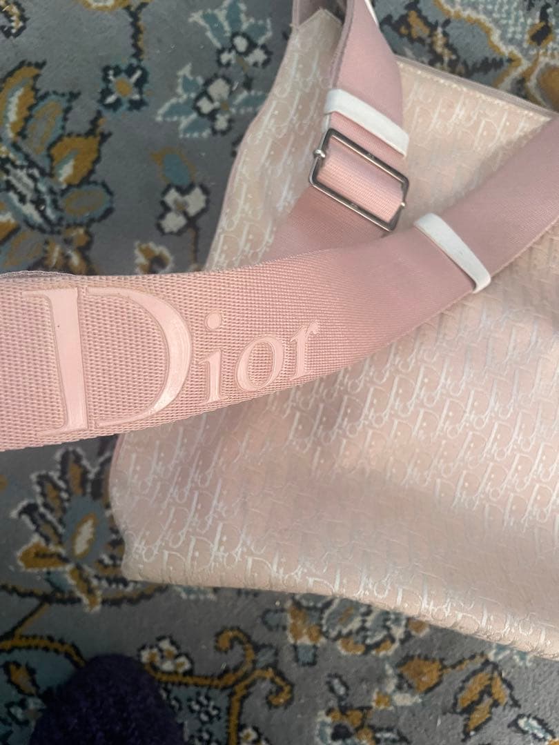 Dior ピンク トロッター　ショルダーバッグ　ディオール　メッセンジャーバッグ