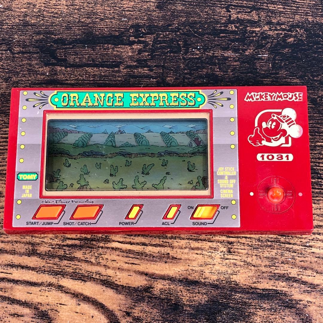 TOMY ゲームウォッチ ミッキーマウス オレンジエクスプレス