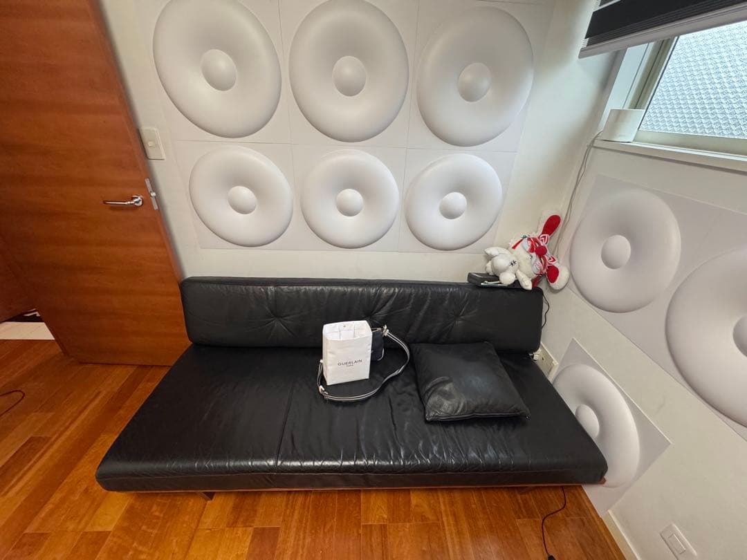 ‼️アクタス MASTERWALの超人気ソファ　モアレス ソファ黒革‼️