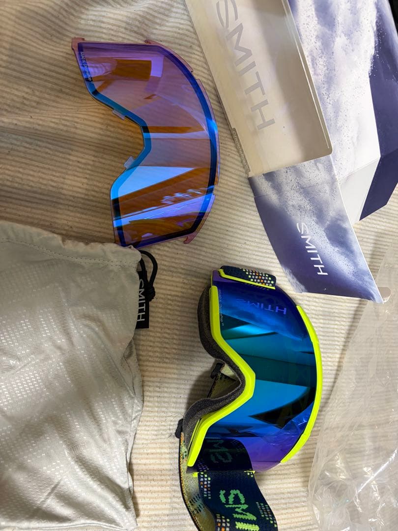 【未使用】SMITH ゴーグル SQUAD XL レンズ付き